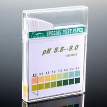 리트머스 종이 지시종이 많은 종류의 테스트 종이 스트립 수족관 물 타액 리트머스, 아크릴 상자 ph 5-9