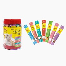 미오 고양이 크리미 파우치 간식 레인보우 7종 콤보 (15gx49개)