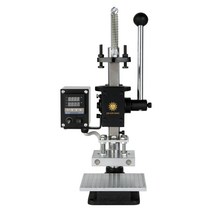 가죽 공예 불박기 스템프 기계 불도장 금박 은박 입히는 프레스 각인 인두도장 제작 인쇄기, 06. 표준 10x13cm+거는 종이 홀더