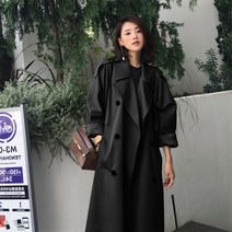 AIRASI 여성 기본 심플 트렌치코트 HY-8923