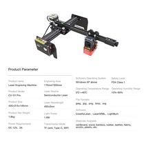 3D프린터-Creality D CV-01 Pro 레이저 조각기 170x200mm 데스크탑 기계 미세 스폿 눈 보호 자동 초점, 01 CV-01 Pro