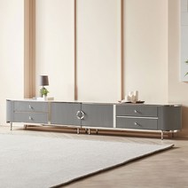 [다채움JJ 제주도무료배송] A91 세라믹 실버+그레이 2800 거실장, A91 실버+그레이