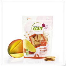 GOOD TASTE 8 months Square mango biscuits 굿테이스트 8개월 네모 망고 비스킷 50g 4개