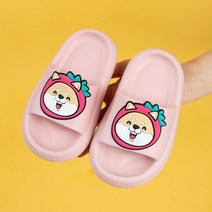 [2022신상] 남아여아 패밀리 봄 여름 205g 큐티캐릭터 과일시바견EVA샌들 아동용 슬리퍼