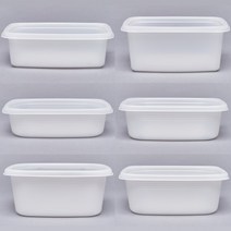 사각 밀폐 죽용기 1개, 반죽용기대형(400ML)