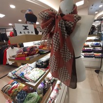 간절기 간편 포인트 ~세련되고 멋스런 제비가라~격자~사랑스런 격자 스카프~