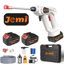 Jemi 무선 압력 휴대용 파워 카 와셔 21V 구동 압력 와셔, 1x배터리