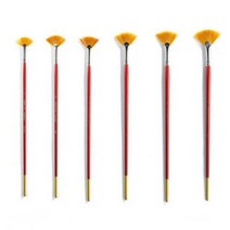 2610 팬붓 6본세트 (1호~6호).우리아트