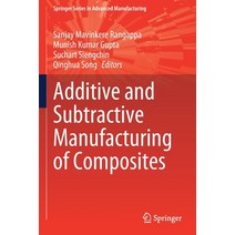 (영문도서) Additive and Subtractive Manufacturing of Composites Paperback, Springer, English, 9789811631863