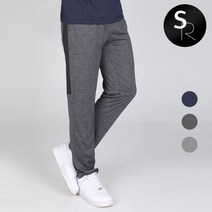 [스타일랑] 돌격앞으로 남성 춘추용 트레이닝 팬츠_M~4XL사이즈까지 리얼 빅사이즈 밴딩 바지 / 사방신축 / 멜란지원단 / 옆배색 포인트 / 등산복 / 작업복 / 운동복