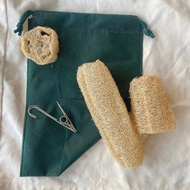 친환경 바게트수세미 천연 수세미 루파 제로웨이스트 S L, 1