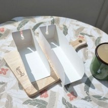 핫도그트레이 테이크아웃 포장용 닭꼬치 컨덕 전용 트레이 백색 2가지 사이즈 10장/50장, 10장, 16 x 6 x 5