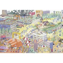 ENSKY Ensky 11 Piki Neko Jigsaw Puzzle 300 조각 [마라톤 토너먼트 목표] 300-1592, 1개, 상품명참조