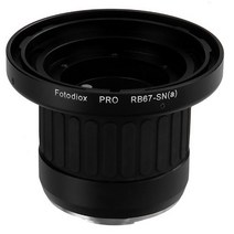 Fotodiox Pro Lens Mount Adapter - Mamiya RB67 Mount SLR Lens to Sony Alpha A-Mount (and Minolta AF), 1