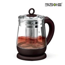키친아트 라팔 글라스 온도조절 전기 티포트 전기주전자 커피포트 1.5L, 기본