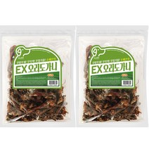 네츄럴EX 460g 대용량 1+1 수제간식, 2팩, 오리 도가니S
