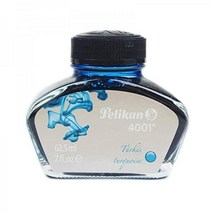 펠리칸 잉크 Pelikan 4001 만년필용 병잉크 청록색 625ml 각 1개(329201), 터키 옥 _62.5ml