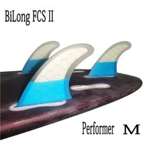 스킴보드 bilong fcs ii 트라이 핀 수행자 m 또는 l 스러스터 유리 섬유 서핑 보드 핀 탈지면 액세서리 서핑 웨이크 보드, 중간