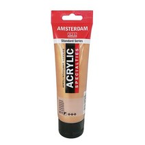 암스테르담 아크릴물감 스페셜 803 DeepGold, 120ml, 1색