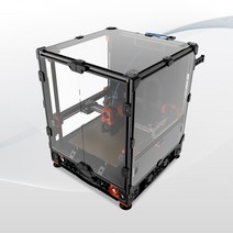 Voron 24 CoreXY 고품질 3D 프린터 키트 3d 업그레이드 부품 풀 키트 350x350x350mm 블랙, 3.with RPI - with ABS print pa