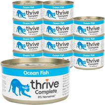 쓰라이브 컴플리트 그레인프리 고양이 주식캔 75g, 오션피쉬, 12개