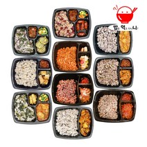 냉동 저염식 저당식 건강한 도시락 식단관리 아침 밥 FMD 헬스 한끼 식사 99%국내산, 비트발아현미진주흑미밥