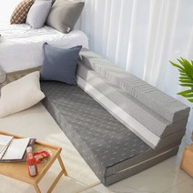 뜨란채 [뜨란채]5단135 접이식 매트리스 쇼파베드 침대 토퍼 매트 면모달