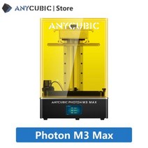 3D 프린터 가정용 3d 펜 기 기계 ANYCUBIC3D Photon M3 Max 자동 수지 충전 136 인치 7K 단색 스크린 더 큰 298164300mm, 프랑스+Photon M3 Max