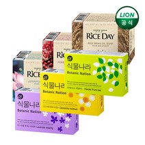 식물나라 비누&라이스데이 비누 모음전/세안비누, 6.라이스데이 (윤)100Gx1개