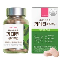 쥬비스 카테킨 450mg 쥬비스가만든 녹차 카테킨 체지방 감소 관리 다이어트보조식품, 3개, 60정