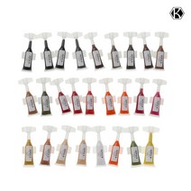 (1색상5개입) 세피아 반영구색소 1회용 0.6ml 무독성 자가검사획득 일회용색소 반영구재료, 브라운