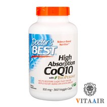 닥터베스트 코엔자임Q10 코큐텐 100mg 60 120 360캡슐, 60캡슐