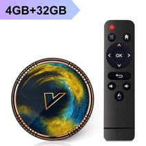 TV 셋톱박스 안드로이드셋탑박스 OTT셋톱박스 VONTAR 스마트 안드로이, 15.Eu 플러그 - 4GB32GB