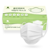 국내생산 클린앤퓨어 데일리 마스크 50매 MB 3중필터 부드러운 덴탈마스크 일반형, 150매