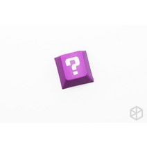 분필키캡 PBT 염료승화 키캡 세라믹 도자기 콕스키캡 건담 마리오 롤 커스텀키캡 참신 체리 프로필 딥 염료 조각 기계식 키보드 용 pbt 레이저 에칭 물음표 r1 1x 퍼플, esc qm 퍼플 x1