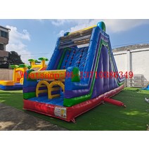 상업용 임 정원 코코넛 나무 공기 장애물 전용 슬라이드 조합