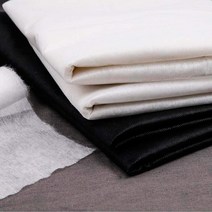 바느질 안감 원단 얇은 부직포 심지 천 핫멜트 접착제 종이 의류, 30g 블랙 5m, 04 30g black 5m