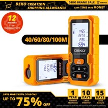 다이나믹 에어쿠션 데코 DKLD05 핸드 헬드 레이저 거리 측정기 40M 60M 80M 100M 미니 레이저 거리 측정기 레이저 테이프 거리 측정기 Diastimeter Measu, 없음, Russian Federation+80M