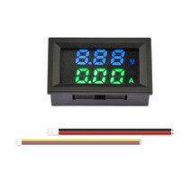 검전기 전기 접지 테스터기 전압 전류 측정기 DC4-30V 자동차 전류계 12 v 24 lcd 디스플레이 디지털 테스터 방수 검출기, [03] Blue Green, [01] DC4-30V 10A