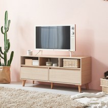 [3천원★즉시할인]장인가구 헤렌 거실장 1200 TV다이 M, 메이플네이비