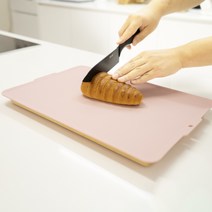 몽크로스 tpu도마 흡집안나는도마 칼집안나는 위생 이유식 나무도마, 핑크