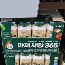 VILAC 비락 유기농 야채사랑 365 190ml x 12입, 일반포장 동절기만
