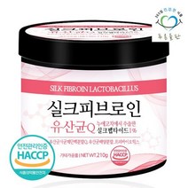 푸른들판 실크피브로인 유산균 Q 누에고치 추출 분말 가루 HACCP 인증 210gx1통 244826