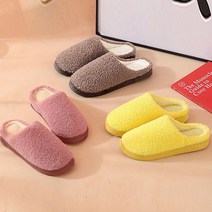 스타일해시 1+1 커플 따뜻한 남성 여성 사무실 거실 털 실내화 겨울 층간소음방지 슬리퍼 거실화
