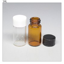 3ml 유리 바이알 샘플병 (100개), 갈색