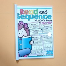 영어공부 언어발달 파닉스장난감 게임 영어 파닉스 사이트 단어 읽기 및 시퀀스 유치원 이해력 통합 워크북 운동 책 아기 장난감, [04] Set 4 (21 Pages)