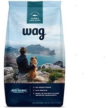 블루 버팔로 amazon brand wag 건식 강아지 사료, 연어, 30파운드(1팩)