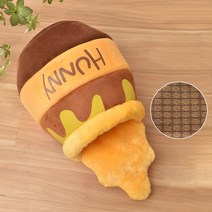 고양이집 공용 chewy 밀폐형 보온 트럼펫 허니캔 사계절, T09-가후하지 토끼털 팬카페 갈색큰돗자리작아, C01-M-16 근내 고양이12 근내개