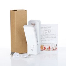 업소용진공포장기 진공압축기 비닐밀봉기 전기 핸드 실러 기계 진공 빠른 가열 비닐 봉지 8 가지 온도 모, [04] USB White, 04 USB White