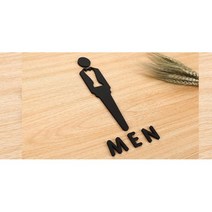 현판 남녀공용 화장실 표지판 Wc 간판 쇼핑몰 사무실 건물 도어 플레이트 알림 표시기 플라크 방향 표지판 공지사항, 26x16cm, C